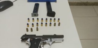 Homem é detido com pistola 380 e várias munições durante patrulhamento em Água Doce do Norte.